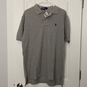 Gray Large Polo shirt NWT